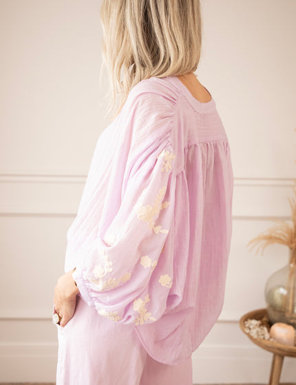 Bluse - Bloomery - Lila