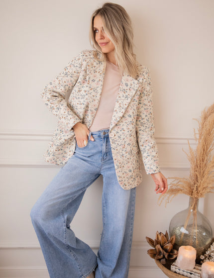Rosy Belle Beige/Soft Pink - Blazer