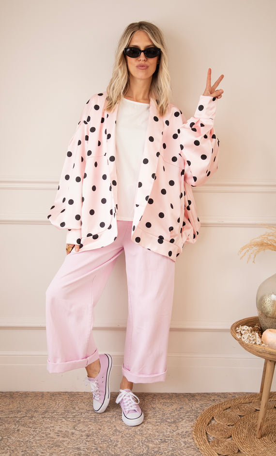 Douce Dots Soft Pink - Jacket