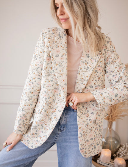 Rosy Belle Beige/Soft Pink - Blazer