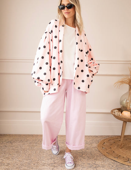 Jacke - Douce Dots - Zartrosa