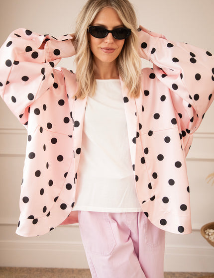 Jacke - Douce Dots - Zartrosa