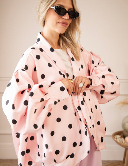 Jacke - Douce Dots - Zartrosa
