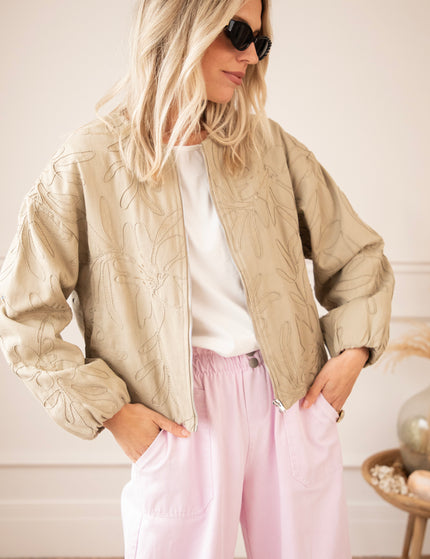Jacke - Botanic Path Light - Hell Khaki