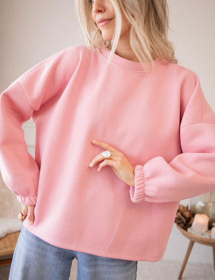 Pullover - Lily Good Vibes - Babyrosa/Fuchsia