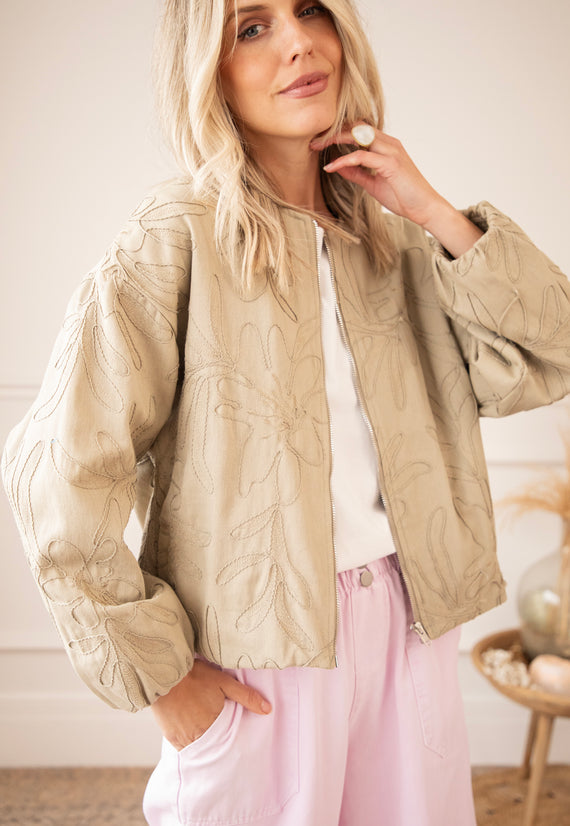 Botanic Path Light Kaki - Jacket