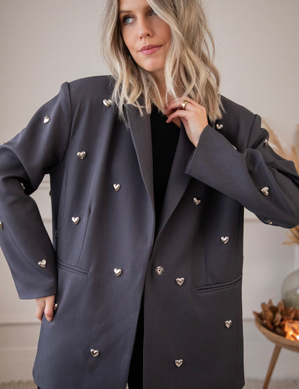 Blazer - Pop Of Love - Grau