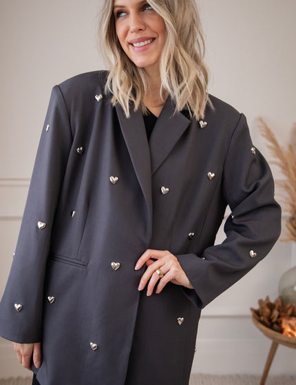 Blazer - Pop Of Love - Grau