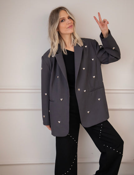 Blazer - Pop Of Love - Grau
