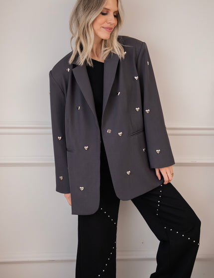 Blazer - Pop Of Love - Grau