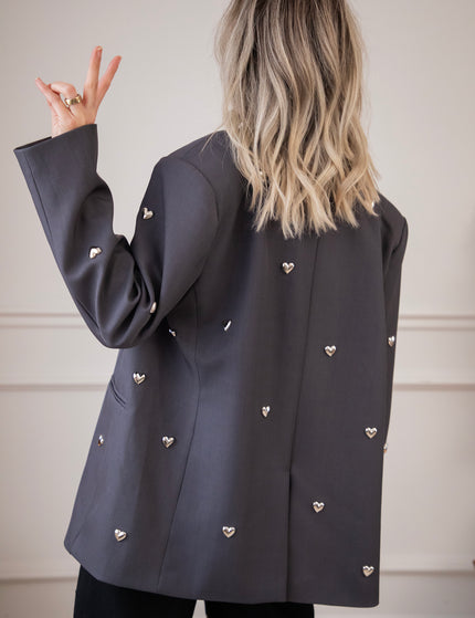 Blazer - Pop Of Love - Grau