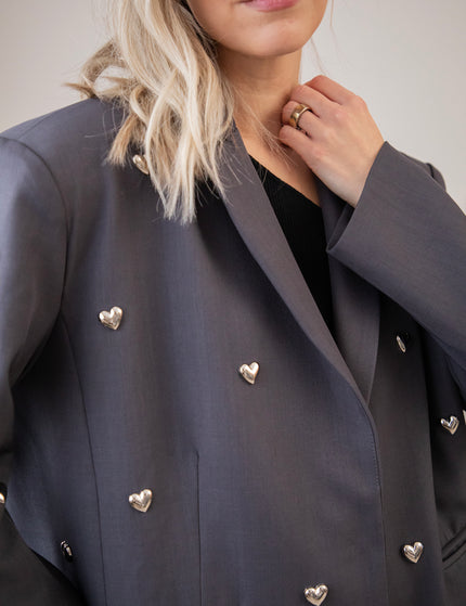 Blazer - Pop Of Love - Grau