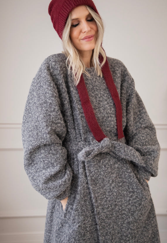 Melina Melange Grey - Coat