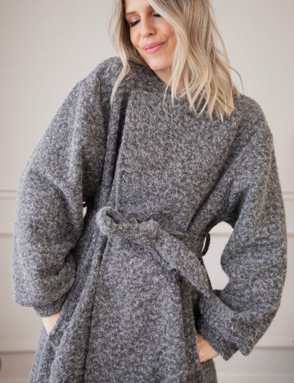 Mantel - Melina Melange - Grau