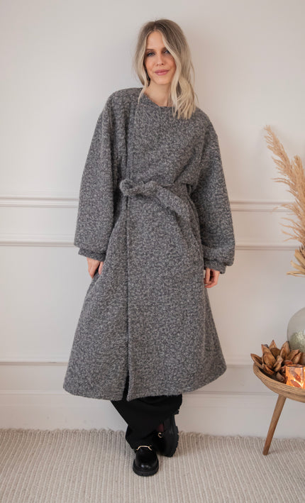 Mantel - Melina Melange - Grau