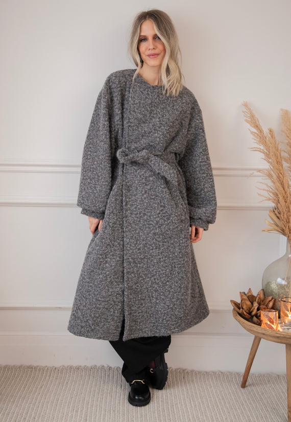 Melina Melange Grey - Coat