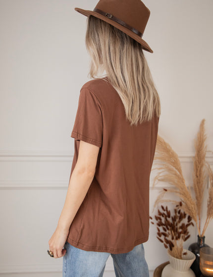 Amour Brown/White - T-Shirt