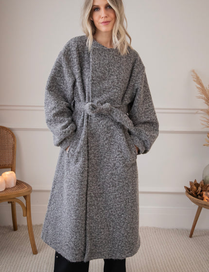 Mantel - Melina Melange - Grau