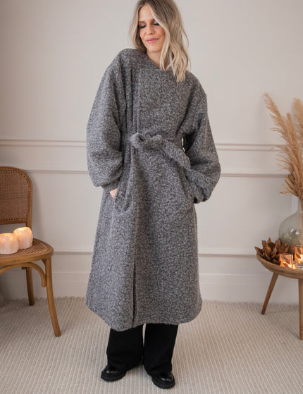 Mantel - Melina Melange - Grau