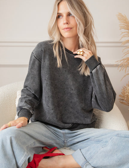 Comfy Glam Dark Grey - Sweater