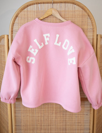 Lily Self Love Baby Pink/Off White - Sweater