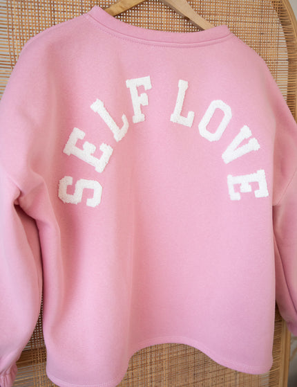 Lily Self Love Baby Pink/Off White - Sweater