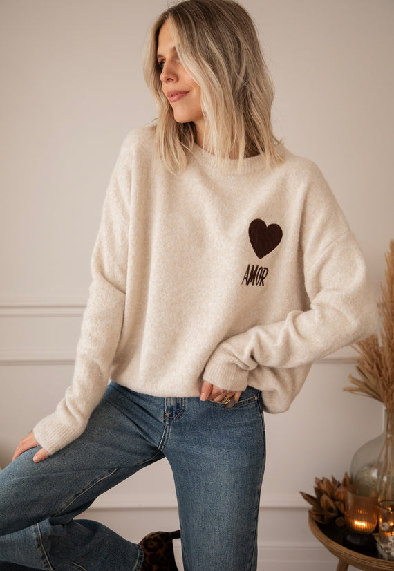 Amor Café Au Lait/Choco - Trui