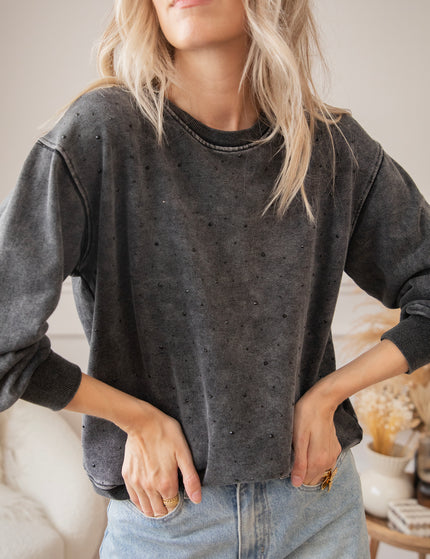 Comfy Glam Dark Grey - Sweater