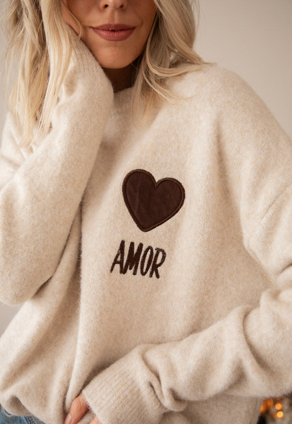 Amor Café Au Lait/Choco - Trui