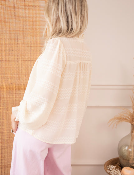 Whisper Waves Butter Yellow - Blouse