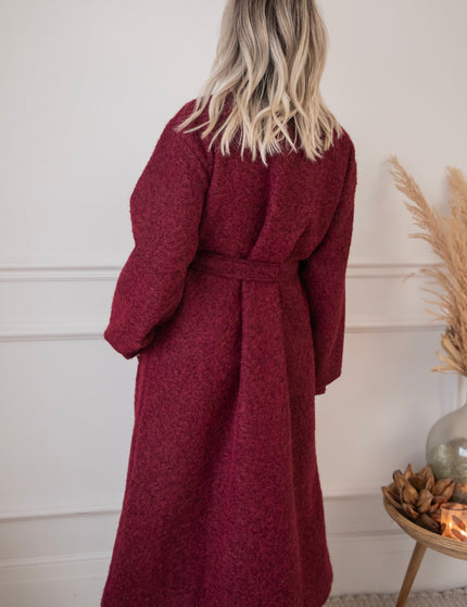 Melina Melange Bordeaux - Coat