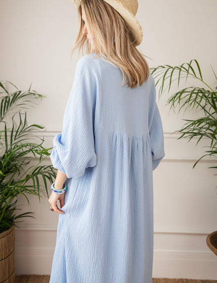 Maud Tetra Soft Blue - Maxi Dress