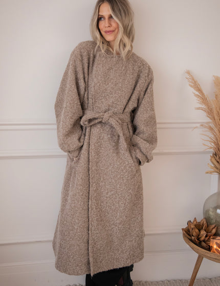 Melina Melange Beige - Coat