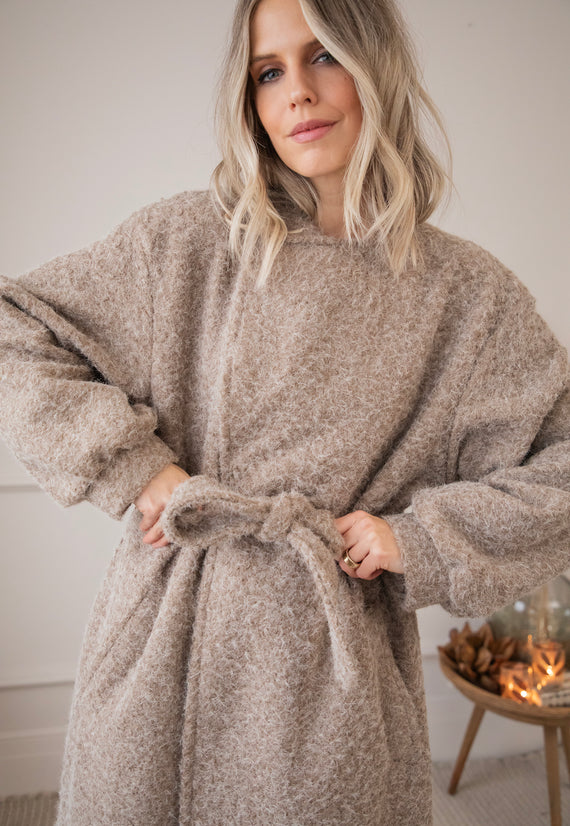 Melina Melange Beige - Coat