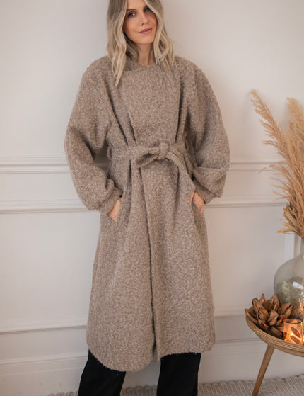 Melina Melange Beige - Coat