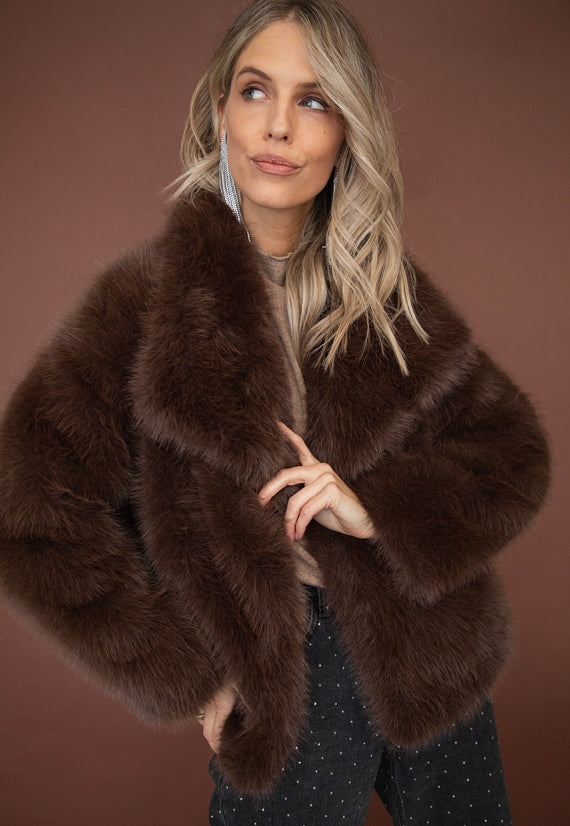 Pipa Pelt Brown - Jacket