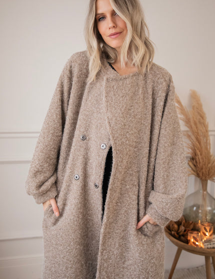 Melina Melange Beige - Coat