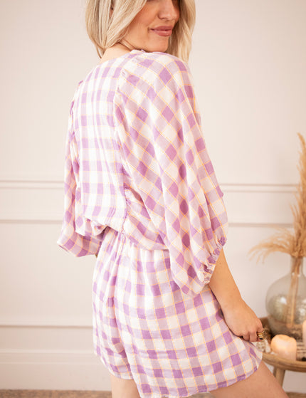 Playsuit - Melody Check - Lila