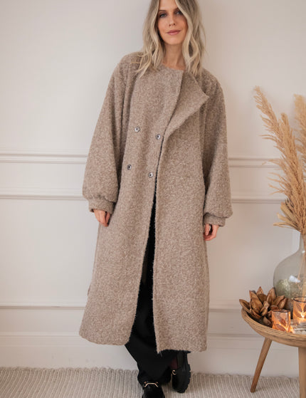 Melina Melange Beige - Coat