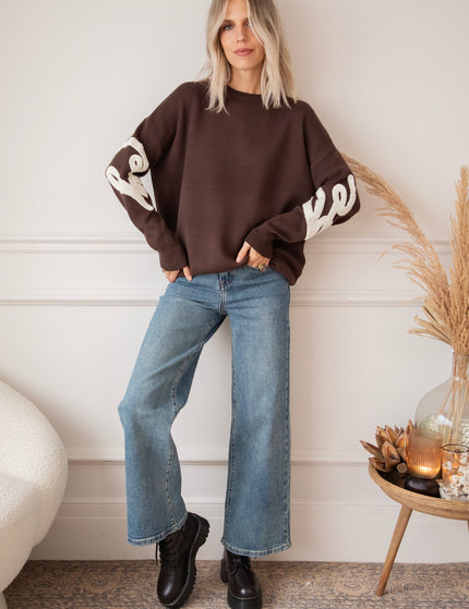 Pullover - Knit Happiness - Choco