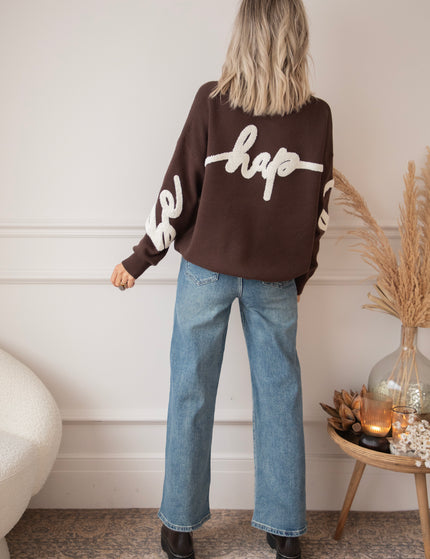 Pullover - Knit Happiness - Choco