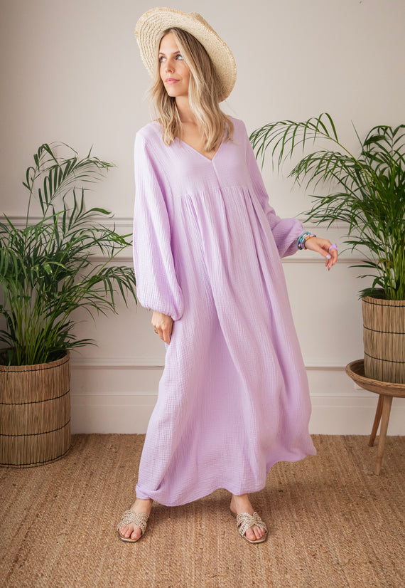 Maud Tetra Lila - Maxi Dress