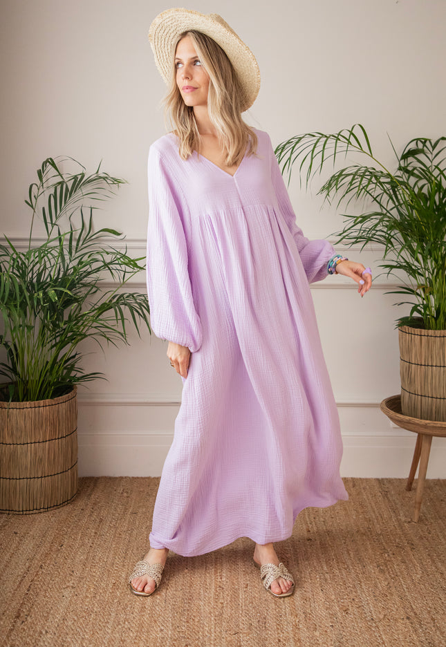 Maud Tetra Lila - Maxi Dress