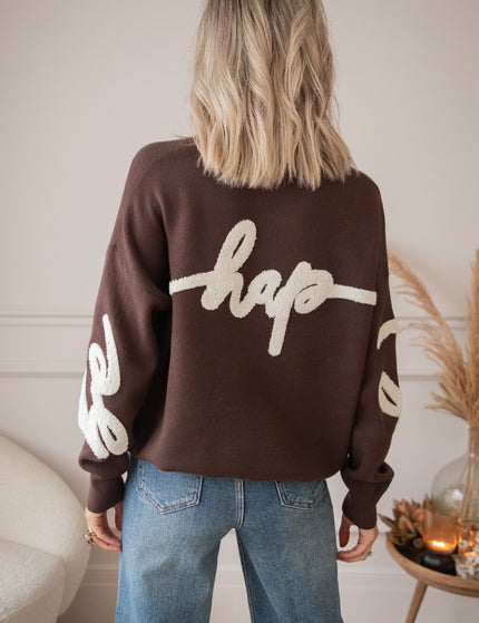 Pullover - Knit Happiness - Choco