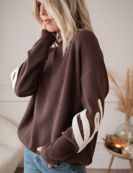 Pullover - Knit Happiness - Choco