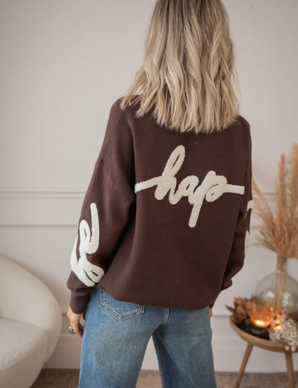 Pullover - Knit Happiness - Choco