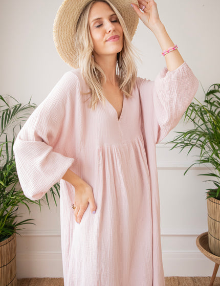 Maud Tetra Soft Pink - Maxi Dress