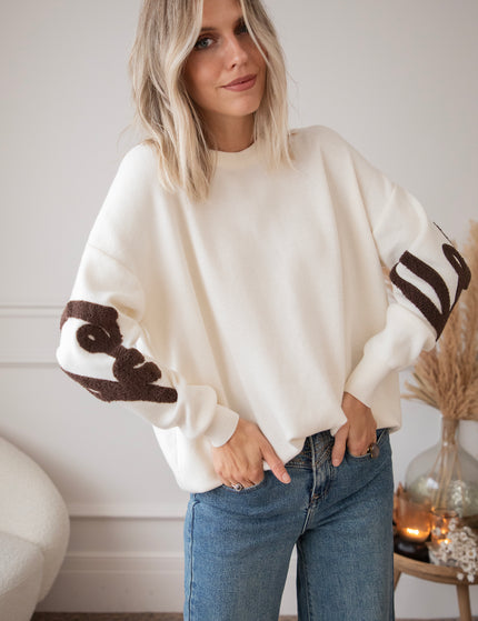 Knit Happiness Beige - Trui