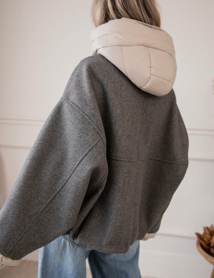 Soft Puffer Blend Grey/Beige - Jacket