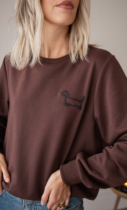 Pullover - Dog Mommy - Choco